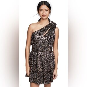 Retrofete Leopard Print Kayla Dress